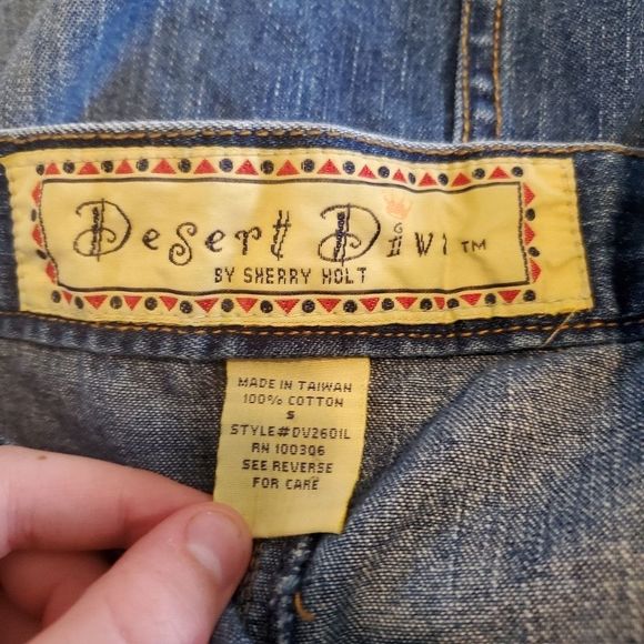 Vintage denim maxi skirt - Picture 7 of 8